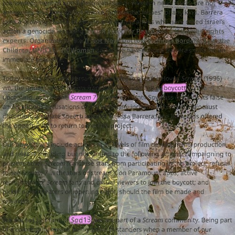 sad13 – “Boycott Scream 7”