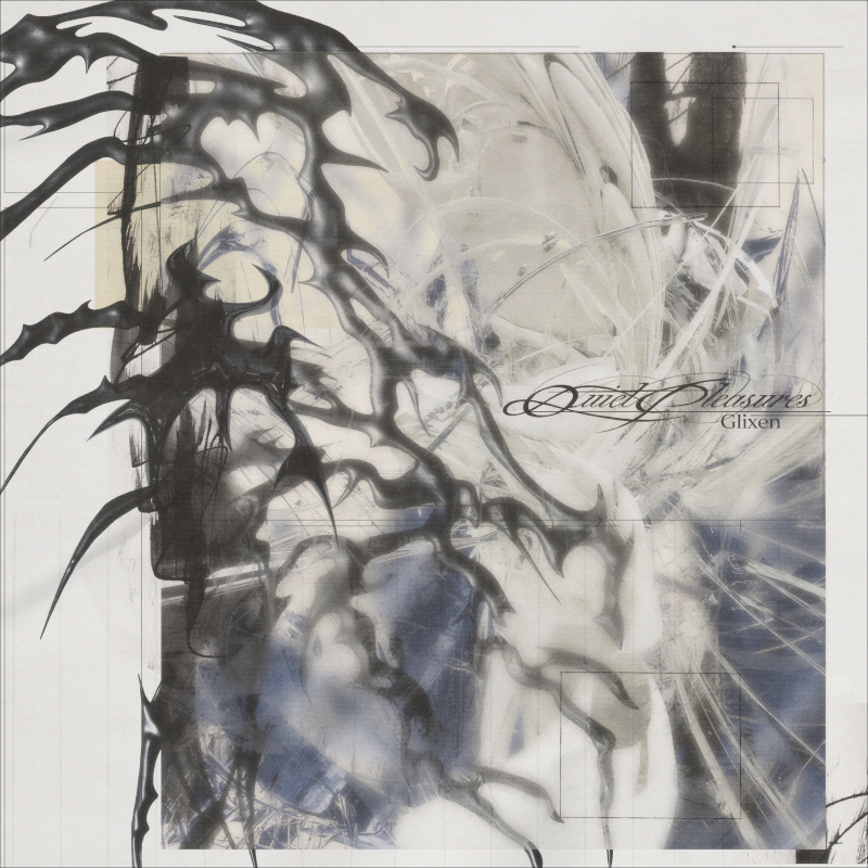 The EP artwork for glixen's 'quiet pleasures'.