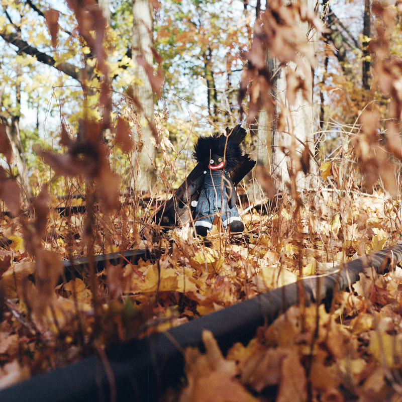 The album artwork for billy woods' 'GOLLIWOG'.