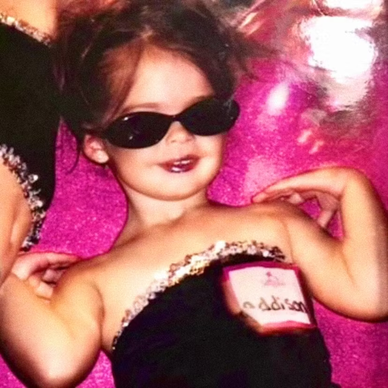 The single artwork for Addison Rae's "Fame Is A Gun".