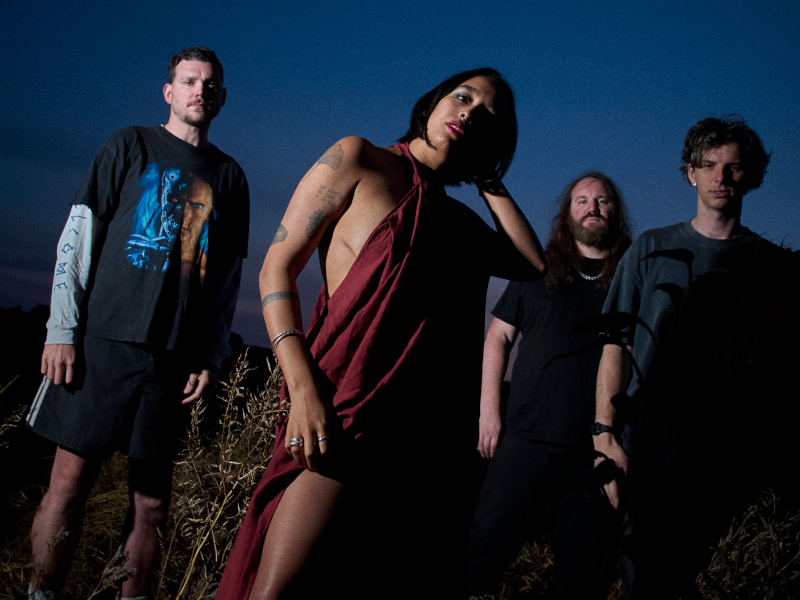 A press photo of Mandy, Indiana.