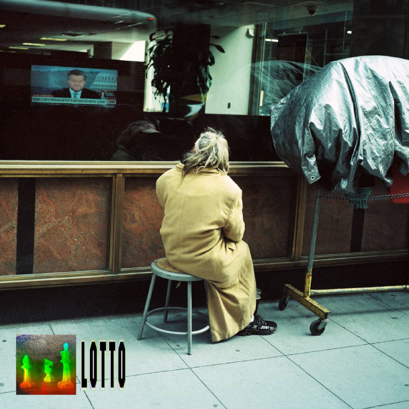 The album artwork for They Are Gutting A Body of Water's 'LOTTO'.