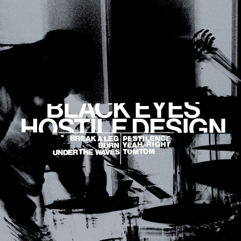 The album artwork for Black Eyes' 'Hostile Design'.