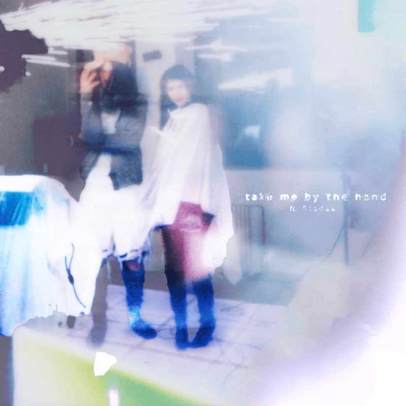 The single artwork for oklou feat. Bladee's "Take Me By the Hand".