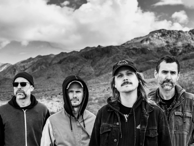 A press photo of the band Pelican.