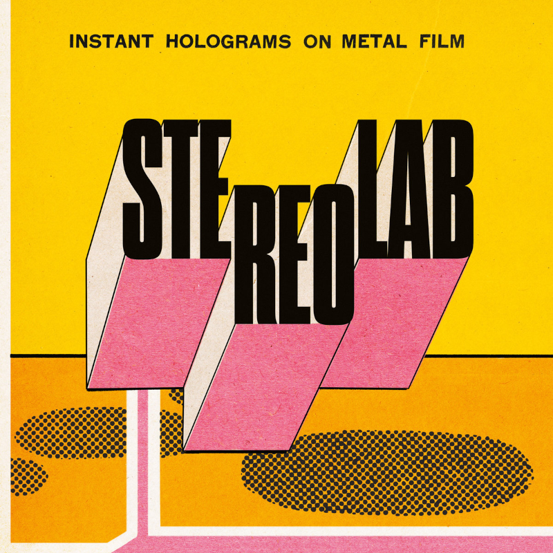 The album artwork for Stereolab's 'Instant Holograms On Metal Film'.