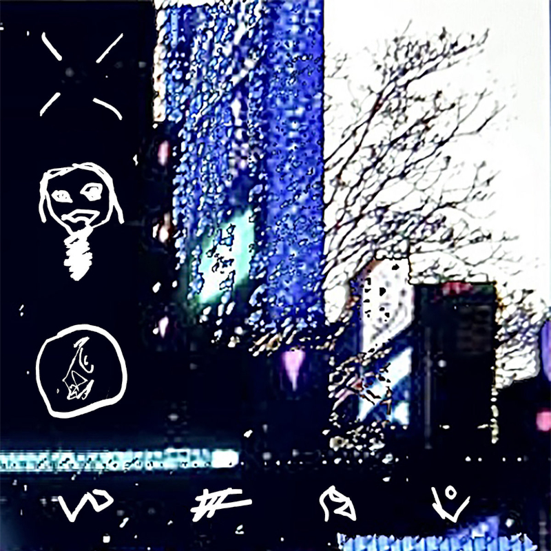 The album artwork for Total Wife's 'come back down'.