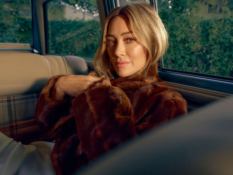 A press photo of Hilary Duff.