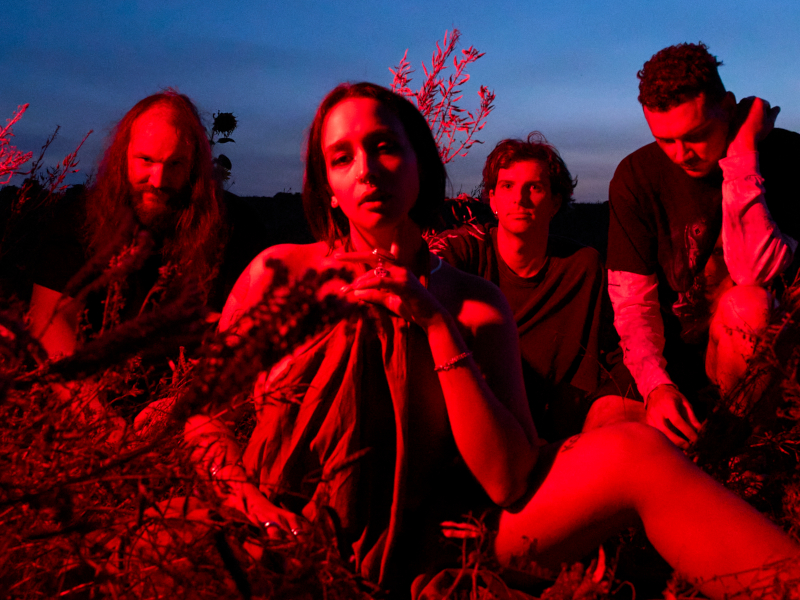 A press photo of the band Mandy, Indiana.