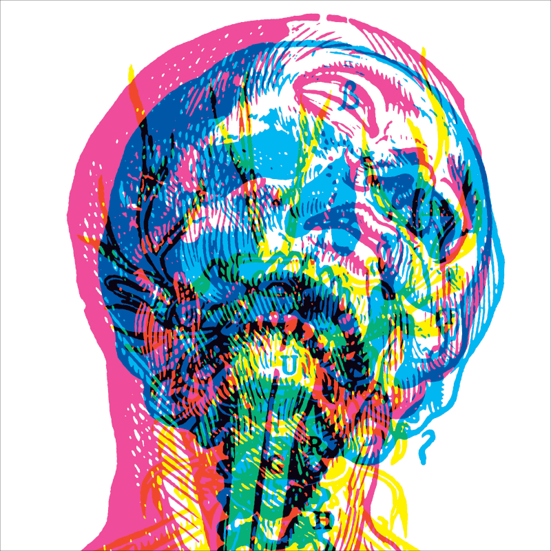 The album artwork for Mandy Indiana's 'URGH'.