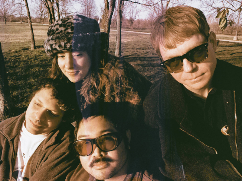 A press photo of the band Touch Girl Apple Blossom.
