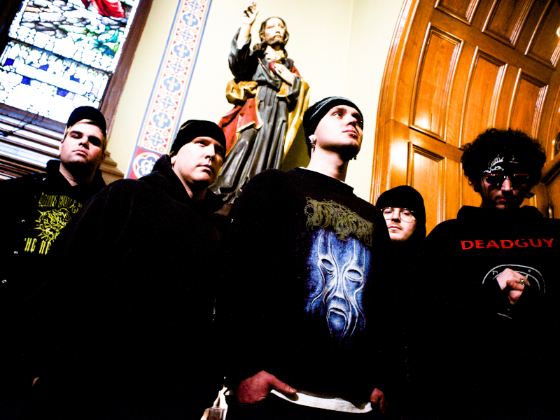 A press photo of the band Balmora.