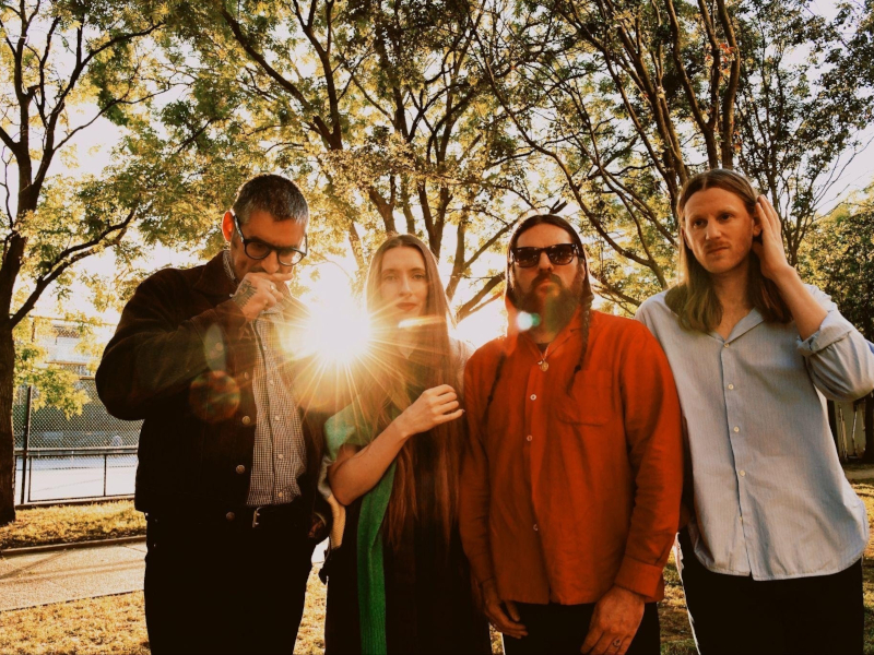 A press photo of the band Dry Cleaning.