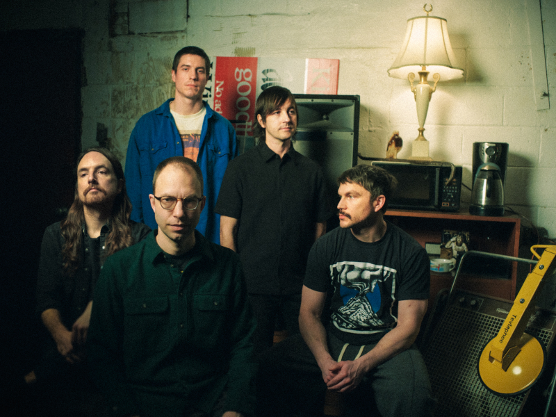 A press photo of the band Genghis Tron.