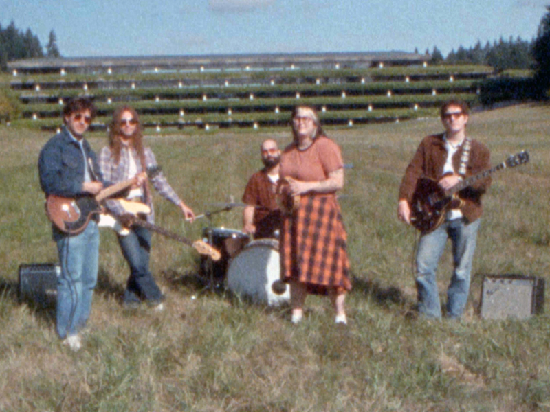 A video still from TV Star's "The Package" music video