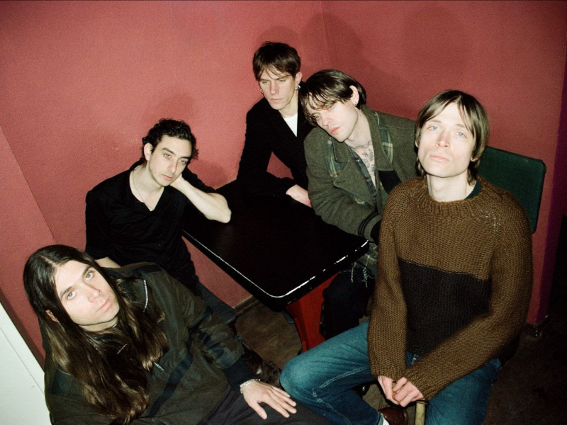 A press photo of the band Iceage.